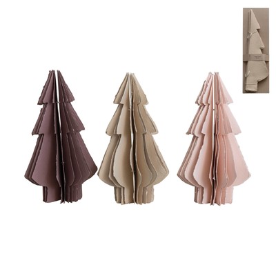 Decorative Paper Tree, Set of 3 Colors Figures and Figurines, Multi-image