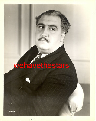 Vintage Francis L. Sullivan CHARACTER ACTOR '34 CHEATING CHEATERS Pub Portrait-image