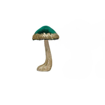 Creative Co-op Teal Mushroom Novelty Decor-image