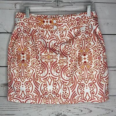 Adidas Climacool Womens Pink/Orange Stretch Pockets Athletic Skort Size 4-image