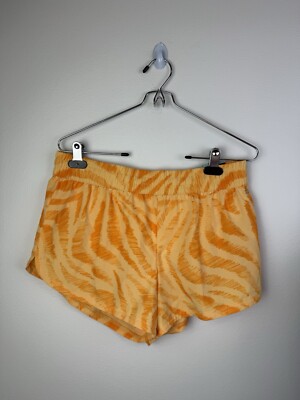 Dicks Sporting Goods DSG Mid Rise Stride Run Shorts Orange Sz Women's Med-image