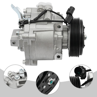 A/C Compressor For Mitsubishi 2008-2017 Lancer Outlander 2009-2019 OEM QS90 NEW-image