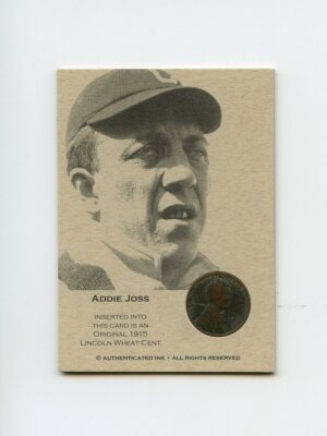 #LK.0965 ADDIE JOSS 1915 Wheat Penny Insert Trade Card RARE-image