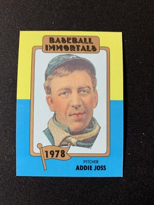1980-87 SSPC Baseball Immortals - #164 Addie Joss-image