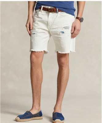 POLO RALPH LAUREN Men's 7.5-Inch Sullivan Slim Denim Shorts Sz 36 Williston Wash-image