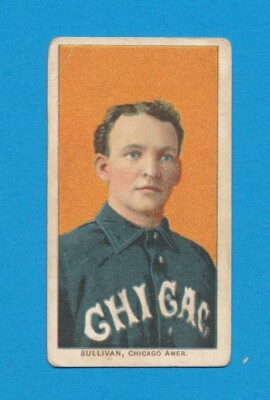 GABRIELS NY STAMP BACK T206 BILLY SULLIVAN 1910 SWEET CAPORAL TOBACCO POOR TPHLC-image