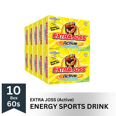 EXTRA JOSS Active Energy Sports Drink 10 Boxes (60 SACHETS) HALAL-image
