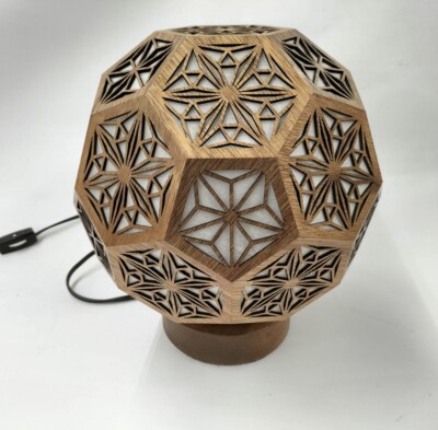Masami Creative Co., Ltd. Openwork lamp, made in Japan, with remote control-image