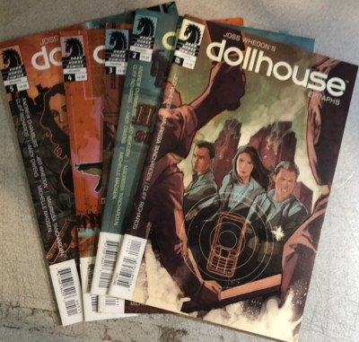 Joss Whedon's DOLLHOUSE lot (5) issues, as shown (2011) Dark Horse Comics FINE+-image