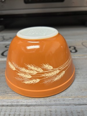 Pyrex 401  Harvest Wheat Mixing Bowl 5