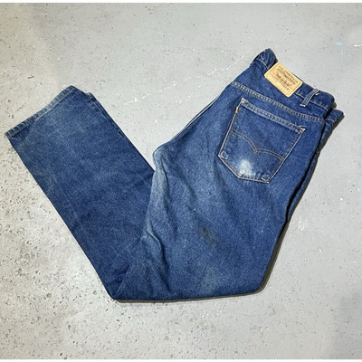 Vintage Levis 40505-0215 Dark Wash Denim 70s Orange Tab Mid Rise 38x32-image