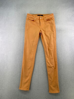Joes Jeans Womens Size 26 Orange Mid Rise Ultra Slim Fit Denim Jeans-image