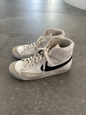 Nike Blazer Mid '77 Vintage Sneaker Youth Kids Size 7Y White Leather DA4086-100-image