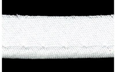 10mm White Satin Piping Edge (x 1.9 metres)-image
