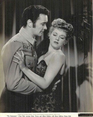 Actors Barry Sullivan and Clair Trevor 1943 Movie Publicity Photo-image
