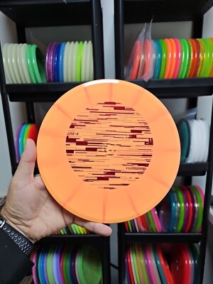 Discmania Lux Vapor Mutant X-out 173g #1 Orange Yellow Mid Disc Golf missprint-image