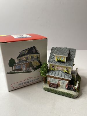 2000 Liberty Falls AH206 Joss’s Barber Shop in Original Box-image