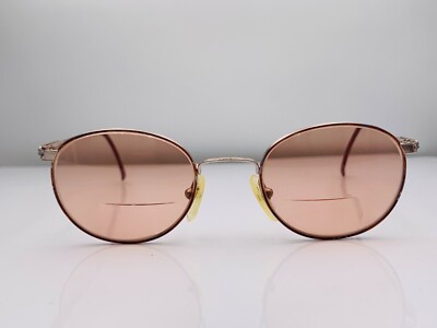 Vintage Creative Optics Picone Sport Pink Metal Oval Sunglasses FRAMES ONLY -image