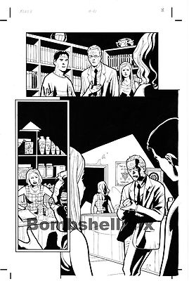 Dark Horse Joss Whedon's BUFFY #41 Page 8 Original Art -- Richards  and Oclair-image