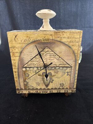 Creative Co-Op Clock Shabby Chik-image