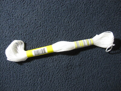 Sullivans Six Strand Embroidery Cotton 8.7 Yards-White-image