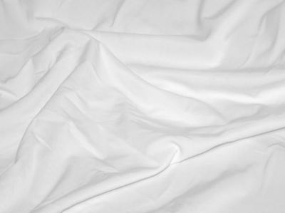 White Mercury Polyester / Spandex Jersey 147cm wide-image