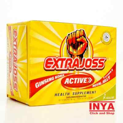 1 BOX Extra Joss Monster Ginseng Royal Jelly Energy Drink 12 Sachets-image