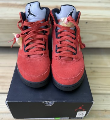 Air Jordan Retro 5 Red Women Orange-image