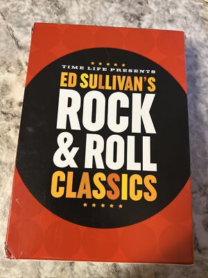 Ed Sullivan's Rock N Roll Classics 10 DVD box set Time Life booklet.. Excellent -image