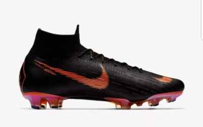 Size 6.5 - Nike Superfly 6 Elite FG Black Total Orange-image