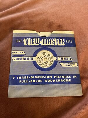 Viewmaster, Mesa Verde 226 Colorado, Vintage View-Master Reel RVM22-image