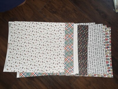 12 SHEETS-12x12 FAMILY & CO:MY CREATIVE SCRAPBOOK PAPER SHEETS -image