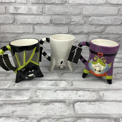 Halloween Upside Down Bat Ghost Witch Mug Your Choice Creative Co-op-image