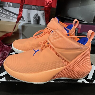 Jordan 'Why Not?' ZER0.1 Cotton Shot Cremesicle Orange Pulse Pre-owned Sz 7y-image