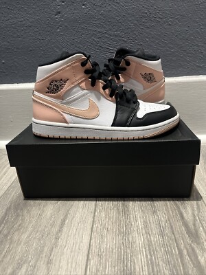 Jordan 1 Mid “Arctic Orange Black Toe” Size 8 Mens-image