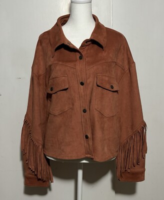 Altar'd State Orange Jacket Size L-image