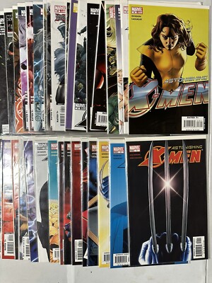 Astonishing X-men #1-34 2004 Marvel Comics Complete Lot Run Set Whedon Cassaday-image