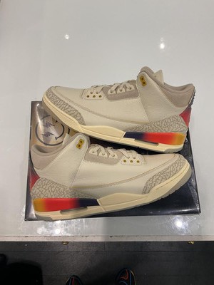 Size 13M/14.5W - Jordan 3 Retro SP J Balvin Medellín Sunset FN0344-901 Pre-Owned-image