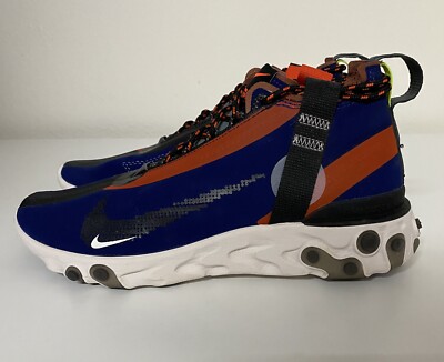 Nike React Runner Mid WR ISPA Blue Void Mens Sz 6.5/ Women’s Sz 8 AT3143-400 NEW-image