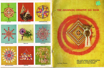 Advanced Creative OJO Patterns Book Eye of God Patterns Pattern 1975 VTG Thomas-image