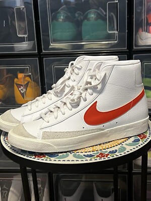 NIKE BLAZER MID '77 VINTAGE 'WHITE MANTRA ORANGE' BQ6806-110 mens sz 12-image