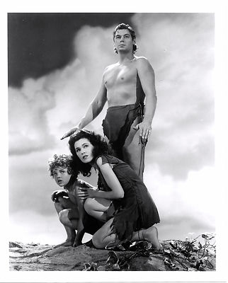 Original Tarzan Johnny Weismuller Maureen O'Sullivan Sheffield Promotional Photo-image
