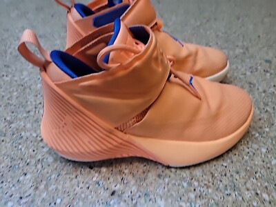 Nike Youth Jordan Why Not  Basketball Sneakers Orange Royal Size 3.5 2017 -image