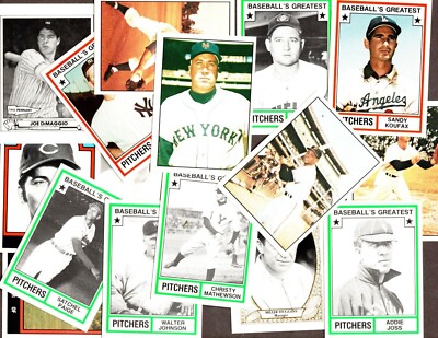 1978 - 1986 TCMA Baseball Greats / All-Time Greats cards  - **YOU CHOOSE**-image