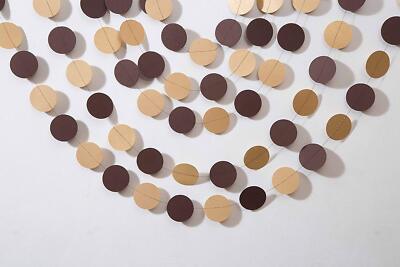 Boston Creative Company Kraft & Brown Garland Brown Party Decor Paper Garland...-image