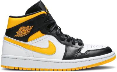 Size 6.5 - Air Jordan 1 SE Mid White Laser Orange W-image