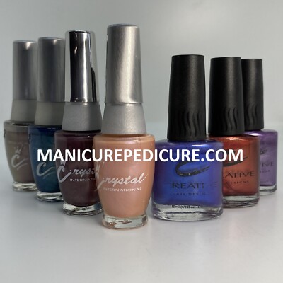 CND Creative Nail Polish** Design & CRYSTAL Nail Polish 