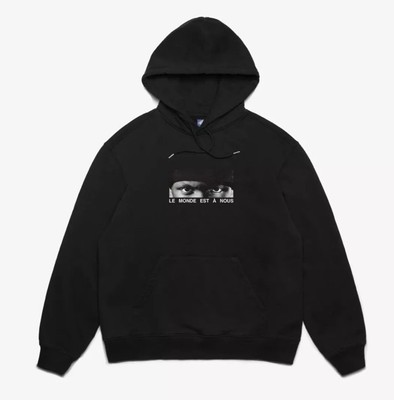 SCRT (Stay Creative Clothing Co) La Haine Hoodie - Black - Size Medium-image