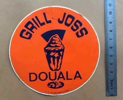 GRILL JOSS DOUALA CAMEROON Vintage Stickers Sticker Sticker-image
