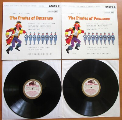ASD 381-2 ED1 Gilbert & Sullivan Pirates Of Penzance Sargent NM 2LP HMV W/G 1st-image